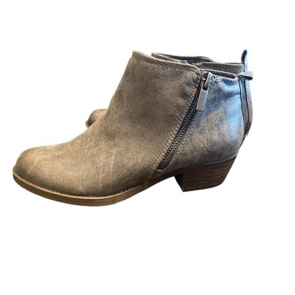 Carlos by Carlos Santana Gray Brie Suede Booties Sz 6.5 NWOT